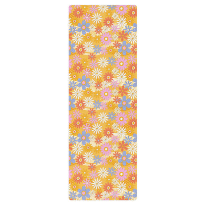 Retro Floral Yoga mat